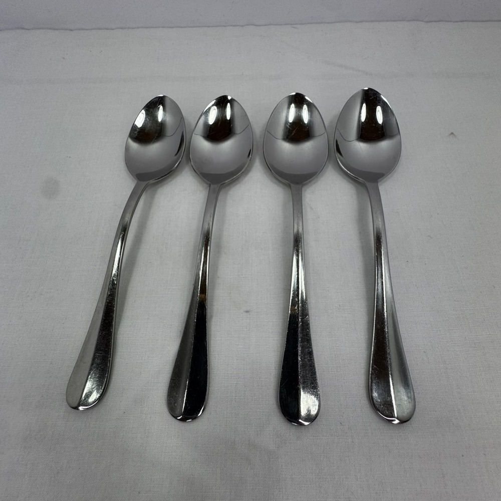 Cuisinart Annapolis 18/10 Stainless Steel Teaspoons (4) Glossy Teardrop Handle